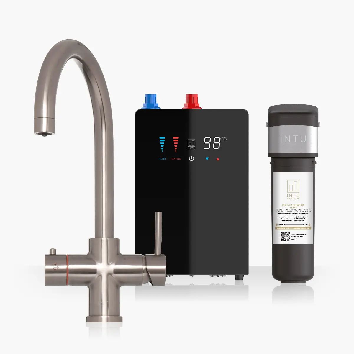 INTU 4OUR Nexus 4-1 Swan Instant Boiling Water Tap